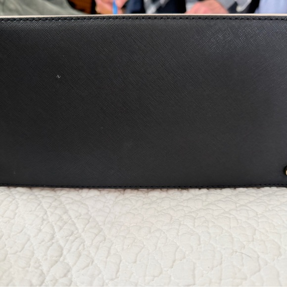 Kate Spade Ivory/Cream/Light Pink with Black Straps Handbag/Purse - Picture 10 of 11